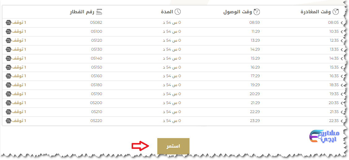 أسعار تذاكر قطار الحرمين من مكة إلى المدينة