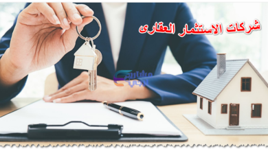 شركات الاستثمار العقارى