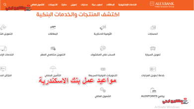 مواعيد عمل بنك الاسكندرية