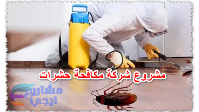 مشروع شركة مكافحة حشرات