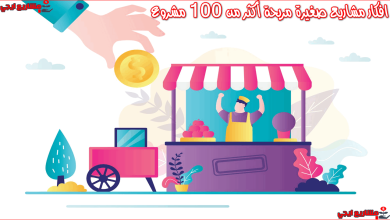 افكار مشاريع صغيرة مربحة أكثر من 100 مشروع