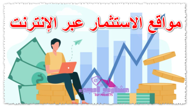 مواقع الاستثمار عبر الإنترنت