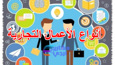 أنواع الأعمال التجارية