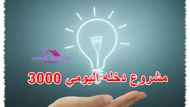 مشروع دخله اليومي 3000