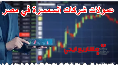 عمولات شركات السمسرة في مصر