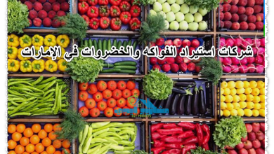 شركات استيراد الفواكه والخضروات في الإمارات