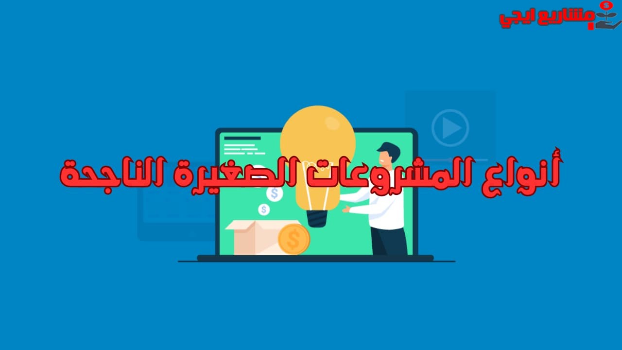 أنواع المشروعات الصغيرة الناجحة